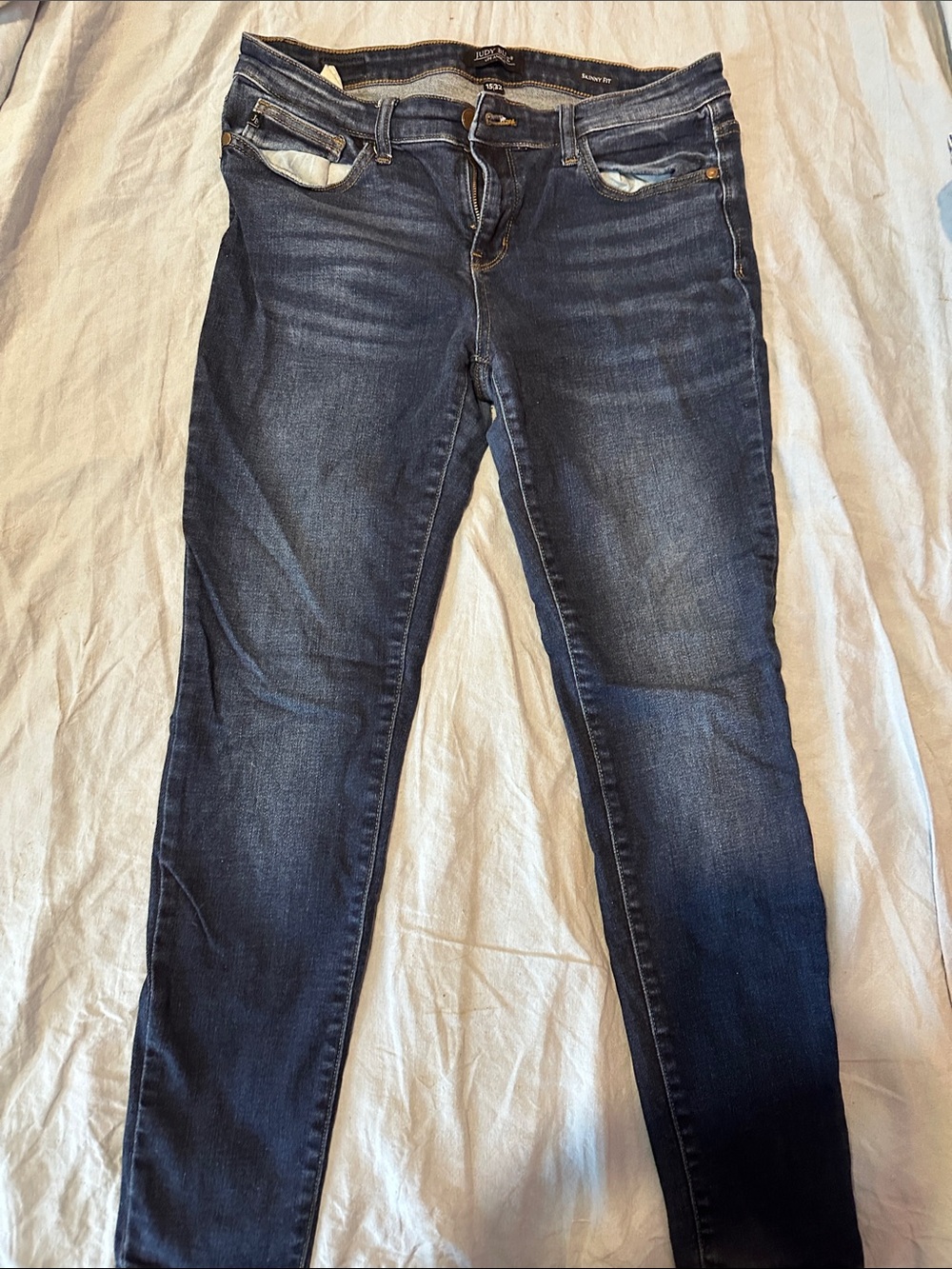 Judy Blue Indigo Skinny Jeans size 15/32